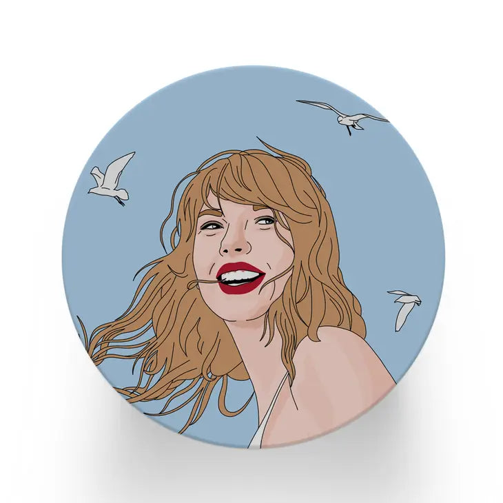 Taylor Swift Round Ceramic Coaster - 89TV Coaster