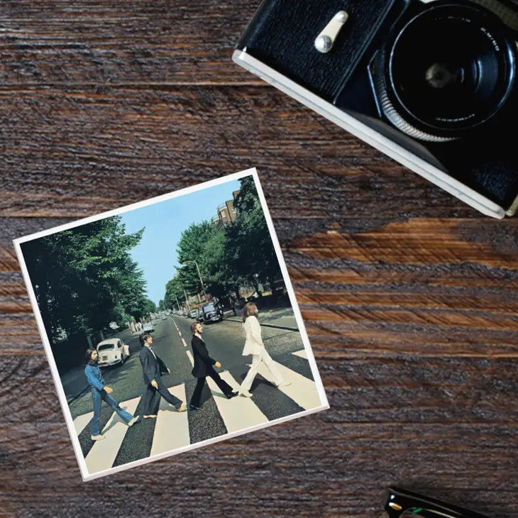 Abbey Road - Beatles Ceramic Coaster