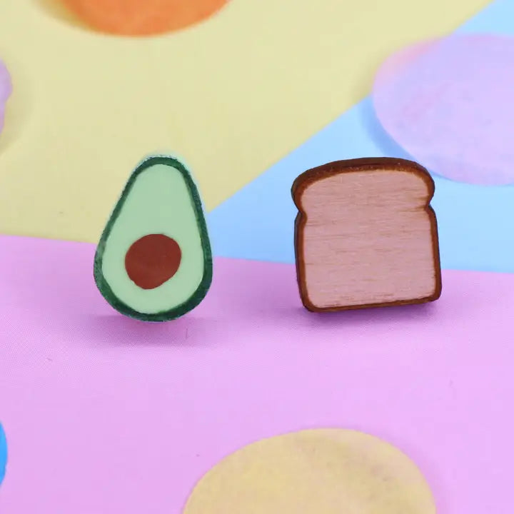 Avocado and Toast Earrings