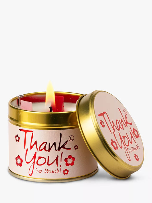 Lily-Flame Thank You Scented Candle Tin 230g