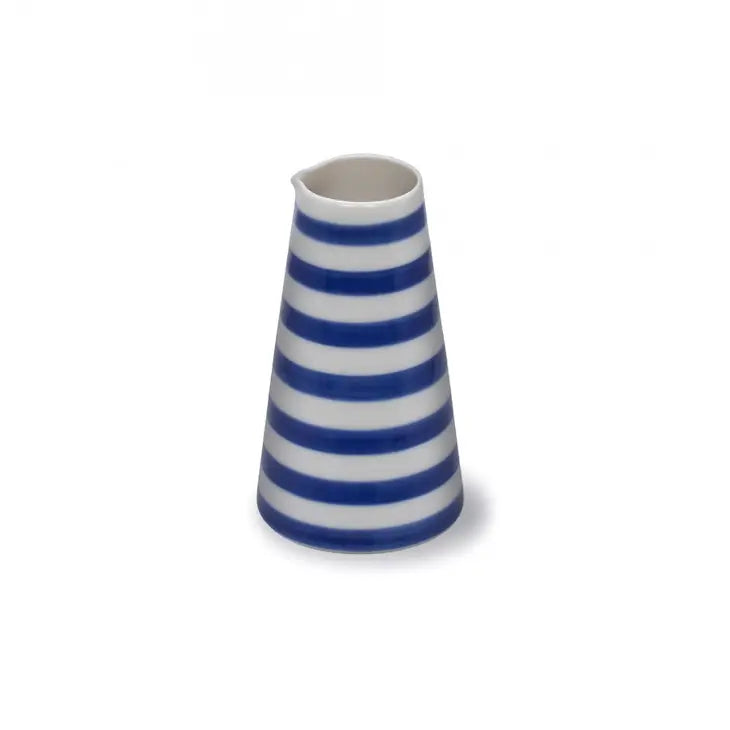 Porcelain Stripes Wide Jug