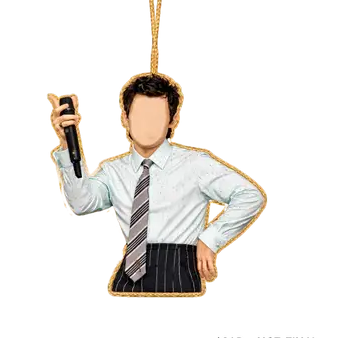 PREORDER - Harry Styles Embroidered Decoration - 10cm