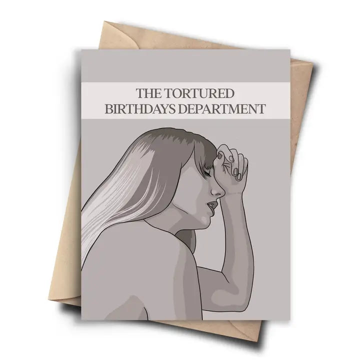 Tortured Birthdays Department - Taylor Swift Birthday Card
