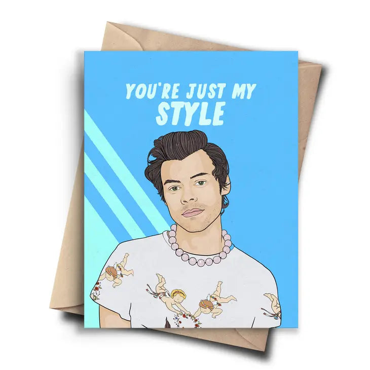 Funny Harry Styles - Pop Culture Card