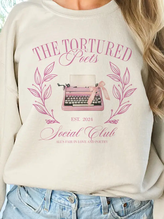Preorder - Taylor Tortured Poets Department Sweatshirt - Sand