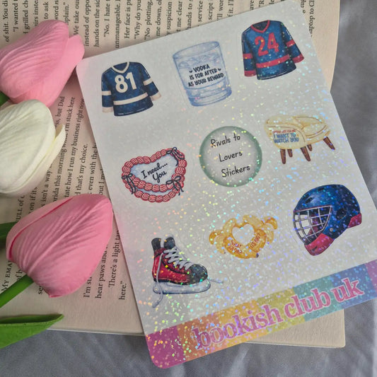 PREORDER - Heated Rivalry Sticker Sheet - Bookish Stickers - Hockey Romance