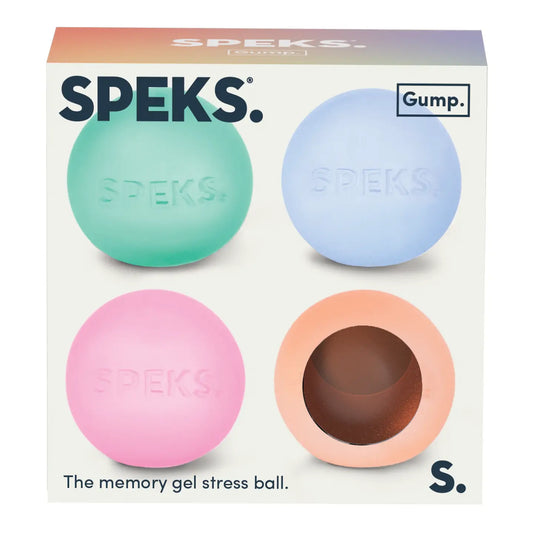 Speks Mini Gump 4 Pack - the Memory Gel Stress Ball