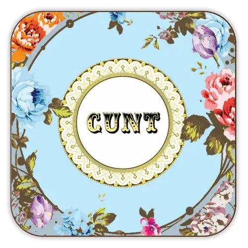 Cork Coaster - See You Next Tuesday - Blue By Wallace Elizabeth