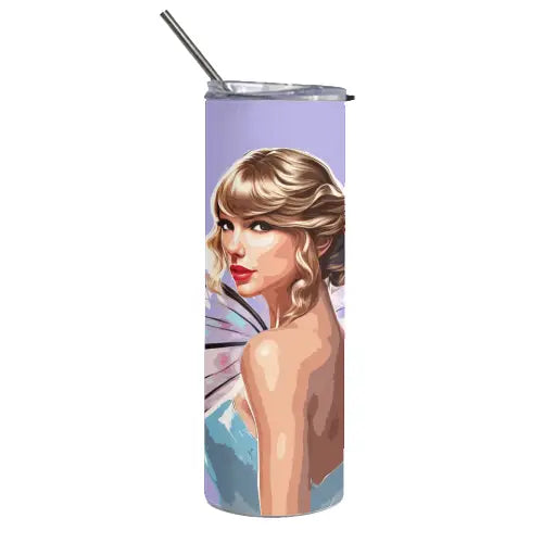 Stainless Steel Tumbler - Taylor Swift Butterfly