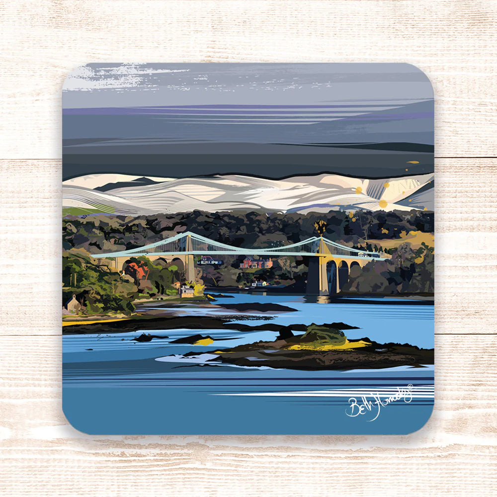 Beth Horrocks Place Mat - Menai Bridge - Pont Menai Gaeafol