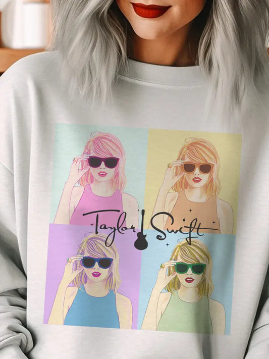 Taylor Swift Concert Sweatshirt in Ash
