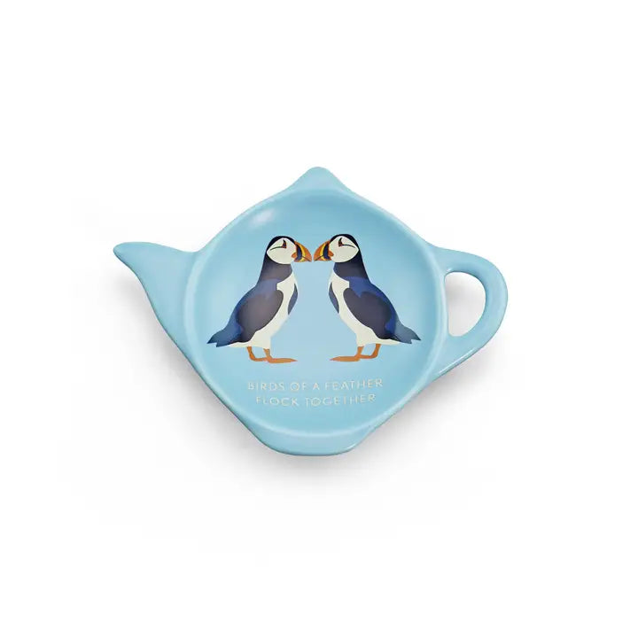 Tea Bag Holder - RSPB (Puffin Blue)