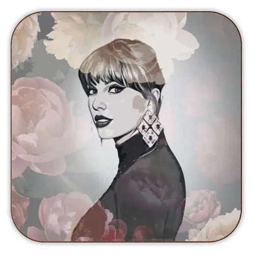 Cork Coaster - Taylor Floral - By Dolly Wolfe