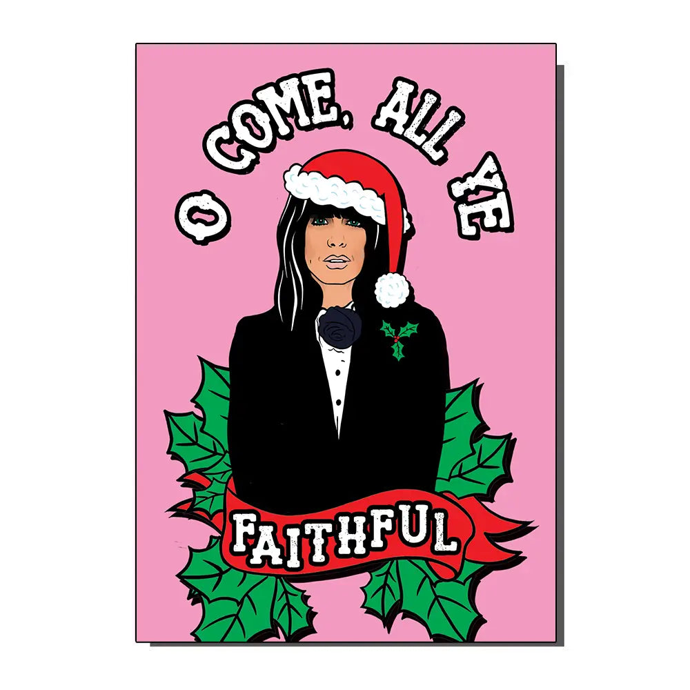 Oh Come All Ye Faithful Traitors Christmas Card