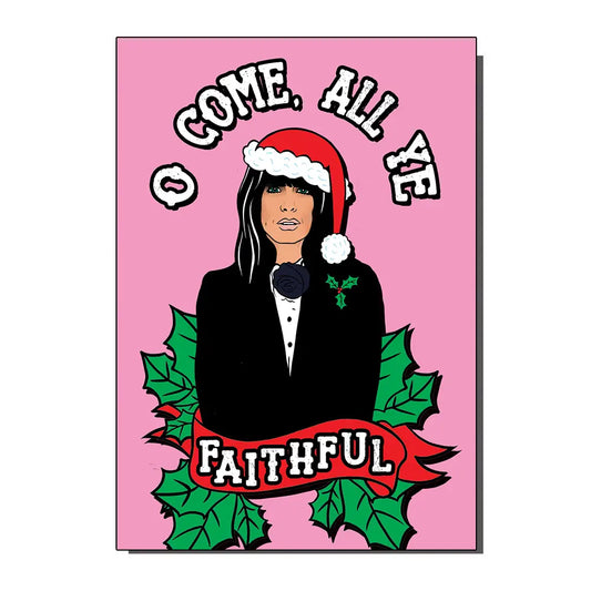 Oh Come All Ye Faithful Traitors Christmas Card