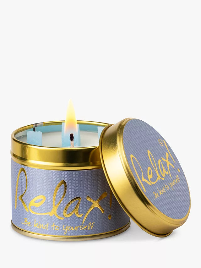 Lily-Flame Relax Scented Candle Tin 230g