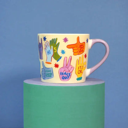 Eleanor Bowmer - Happy Hands Mug