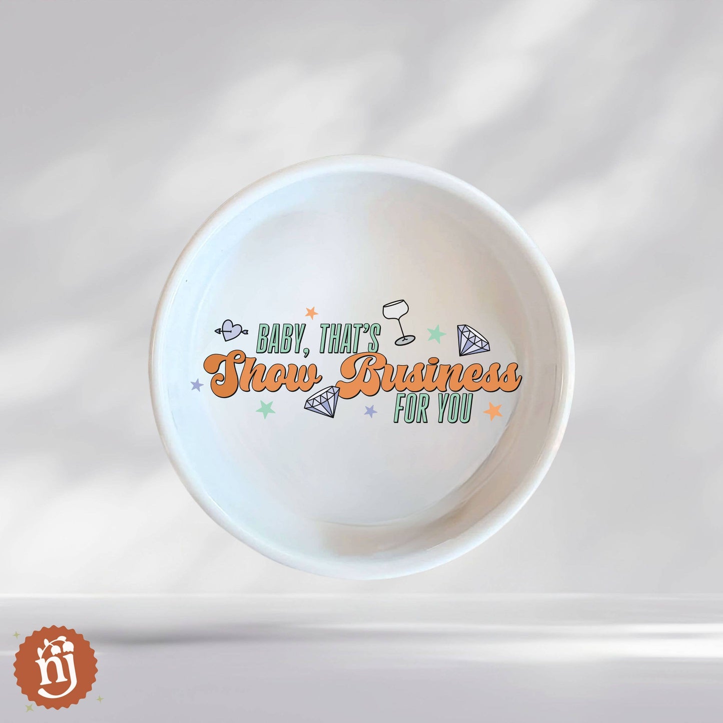 Taylor Inspired That's Show Business for You Trinket Dish