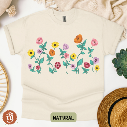 Taylor Swift Inspired Eras Tour Flowers T-Shirt