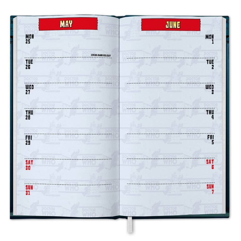 DOCTOR WHO 2026 SLIM DIARY