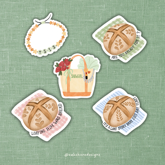 Showgirl Tote Sticker 3"