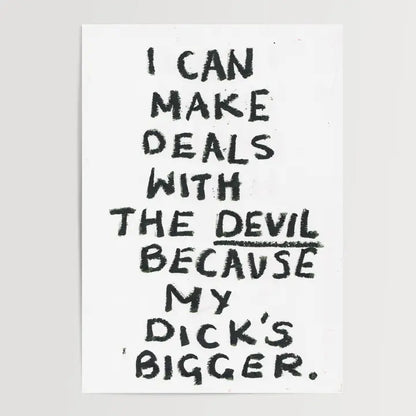 Taylor Swift Inspired - Deals with the Devil - A3 Print