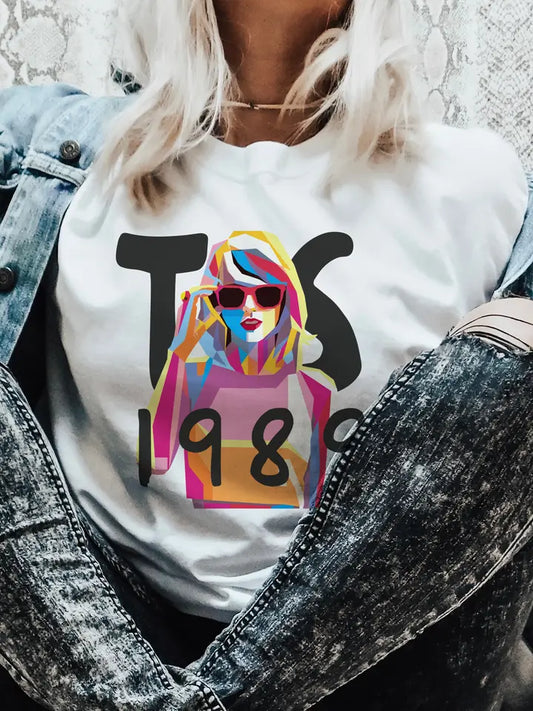 1989 Taylor Swift T Shirt In White