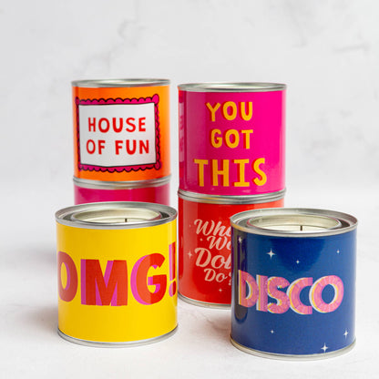 Disco Metallic Conscious Candle