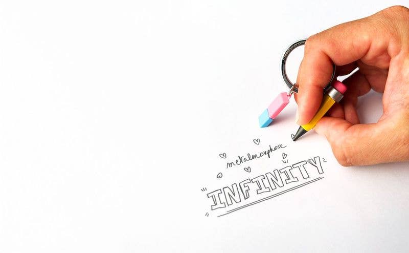 Metalmorphose Pencil & Eraser Keyring