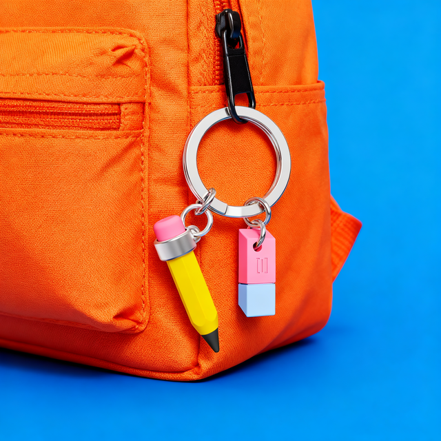 Metalmorphose Pencil & Eraser Keyring