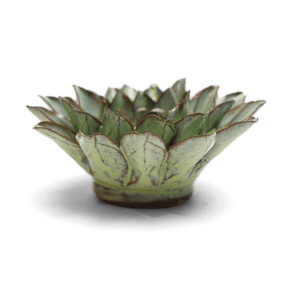 Japan Ceramic Flower Green Aster
