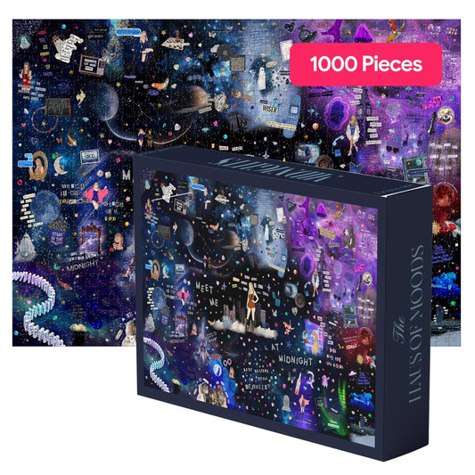 1,000 Piece Taylor Swift Midnights Era Lyrics & Easter Eggs Puzzle©