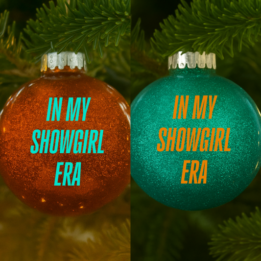 Showgirl Era Glitter Ornament