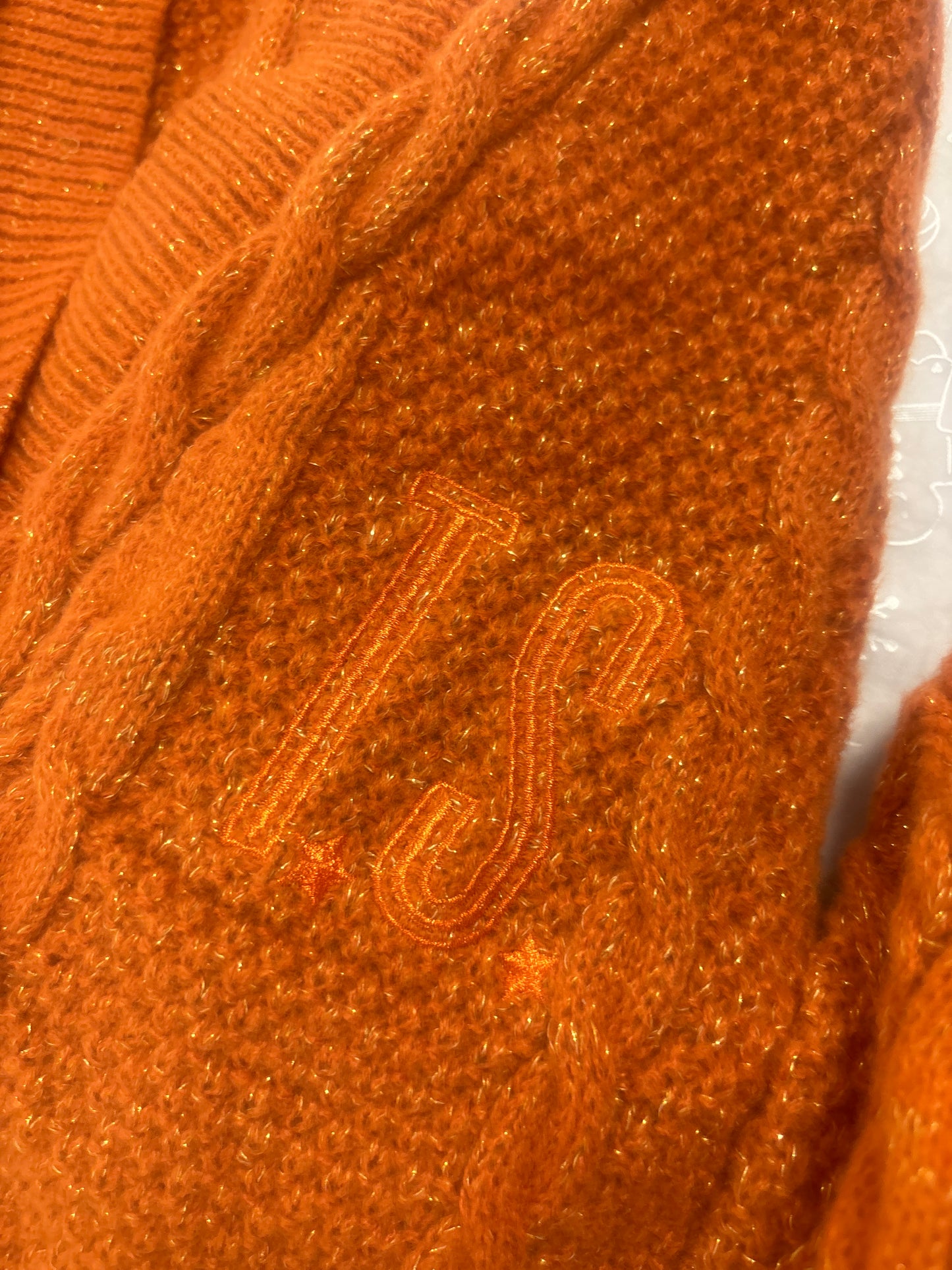 Taylor Inspired Orange Cardigan