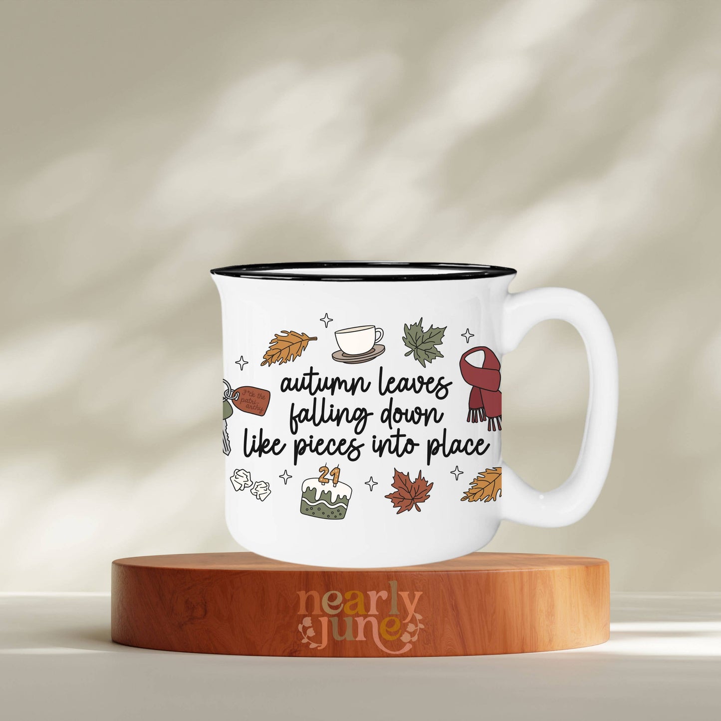Taylor Swift Inspired "All Too Well" Ceramic Campfire Mug