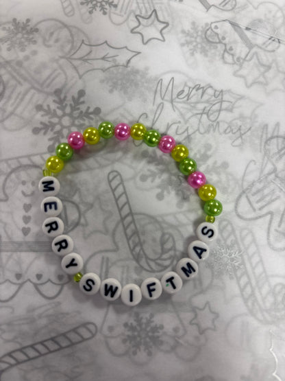 Merry Swiftmas - Friendship Bracelet - Round Beads