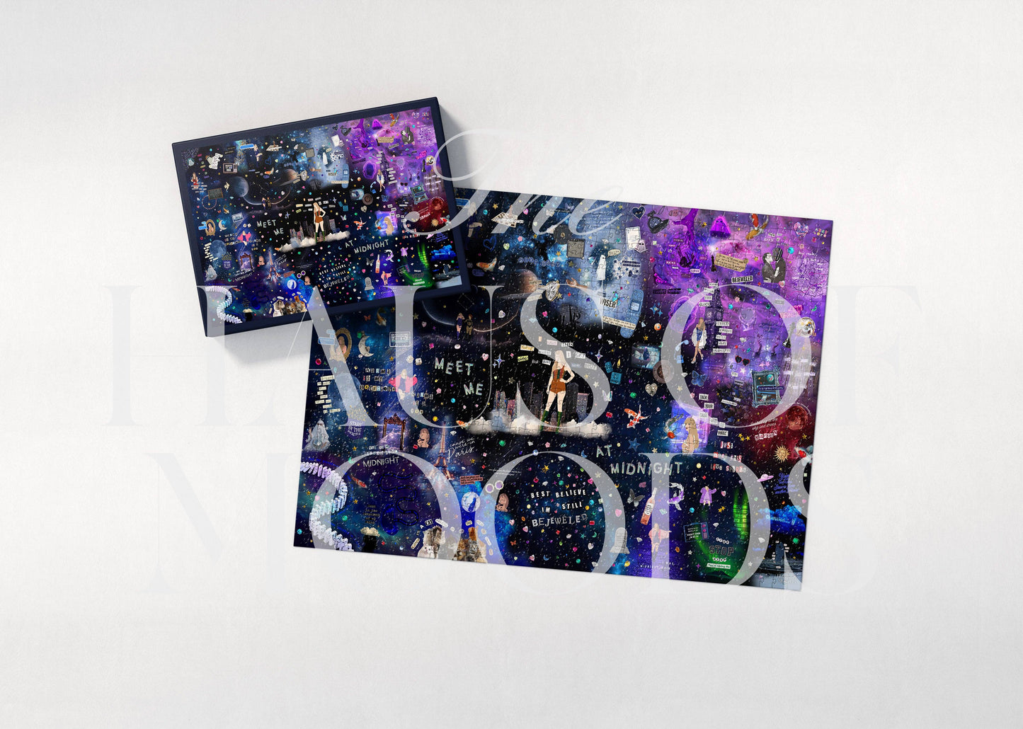 Taylor Swift Midnights Era Lyrics & Easter Eggs Puzzle©: 500 Pieces – 20" x 30"