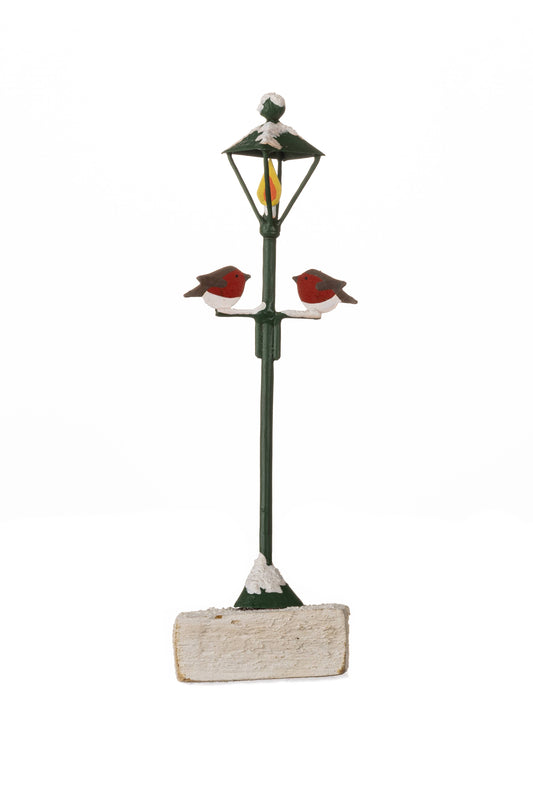 Green Lamp Post Standing 13.5 Cm