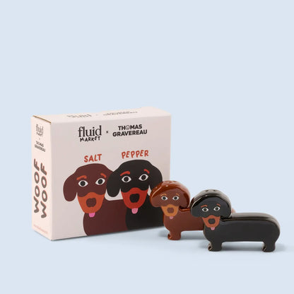 Ceramic Salt and Pepper Dachshund