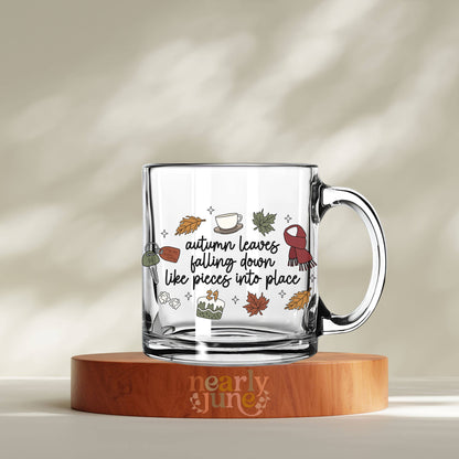 Taylor Inspired "All Too Well" Glass Mug, 13oz