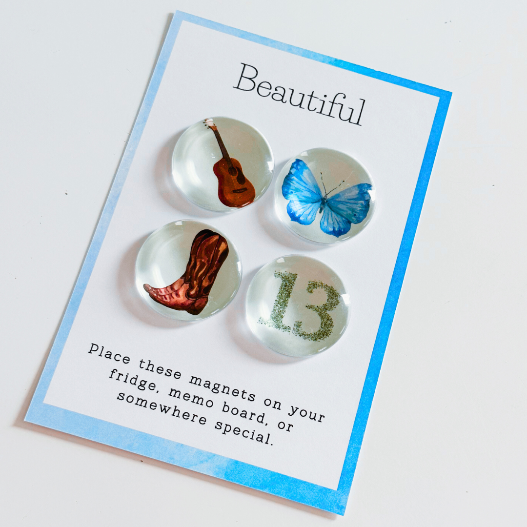 Beautiful Era - Glass Magnet Set