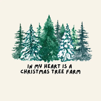 In My Heart Is A Christmas Tree Farm Taylor Swift - A3 Print