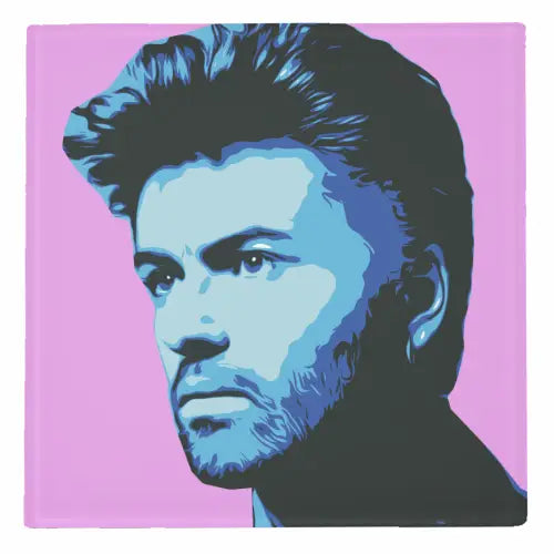 George Michael Coaster - Lilac By Dolly Wolfe - In Glass or Cork