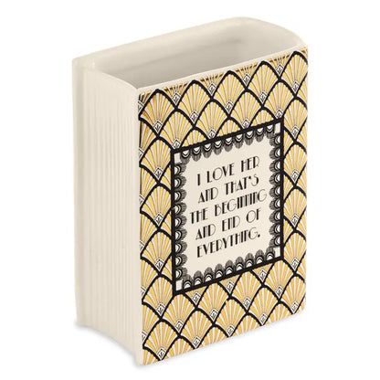 Small Book Vase, Great Gatsby