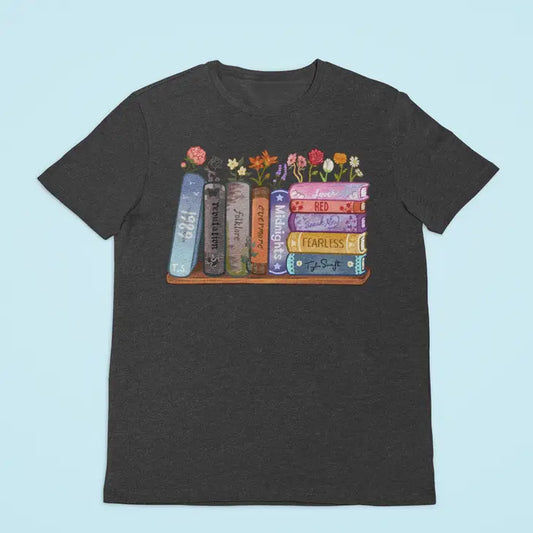 Taylor Swift Eras Bookshelf T-Shirt