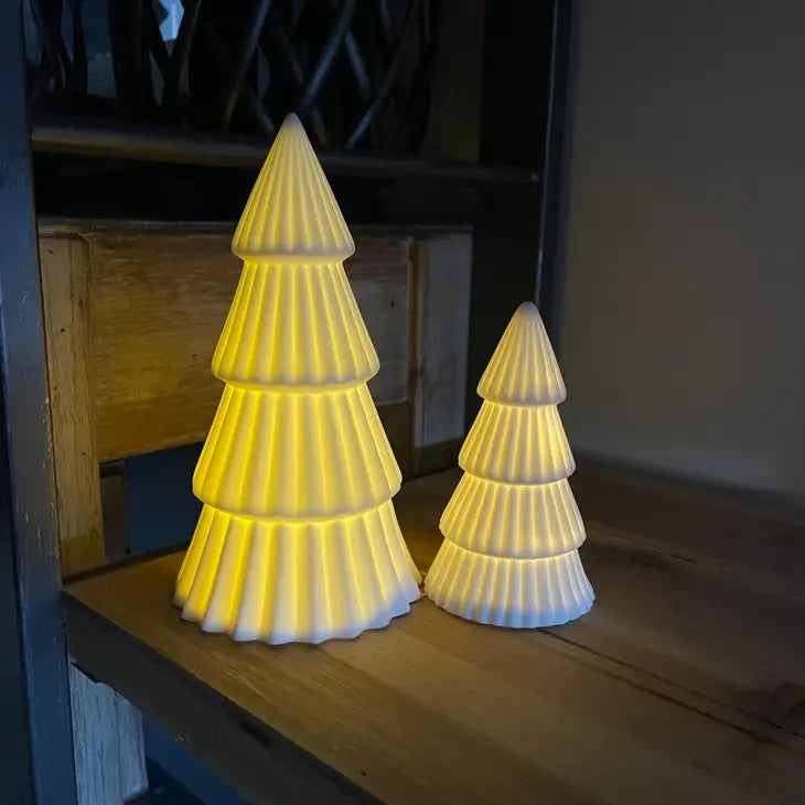 Led Ceramic White Tree - 20.5 Cm