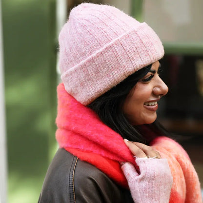 Baby Pink Beanie Hat