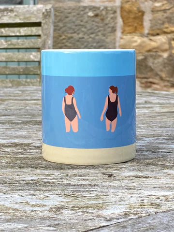Swimmer Ceramic Mugs