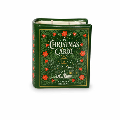 Book Shaped Ceramic Candle - A Christmas Carol