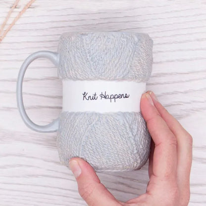 Knit/Crochet Ceramic Mug